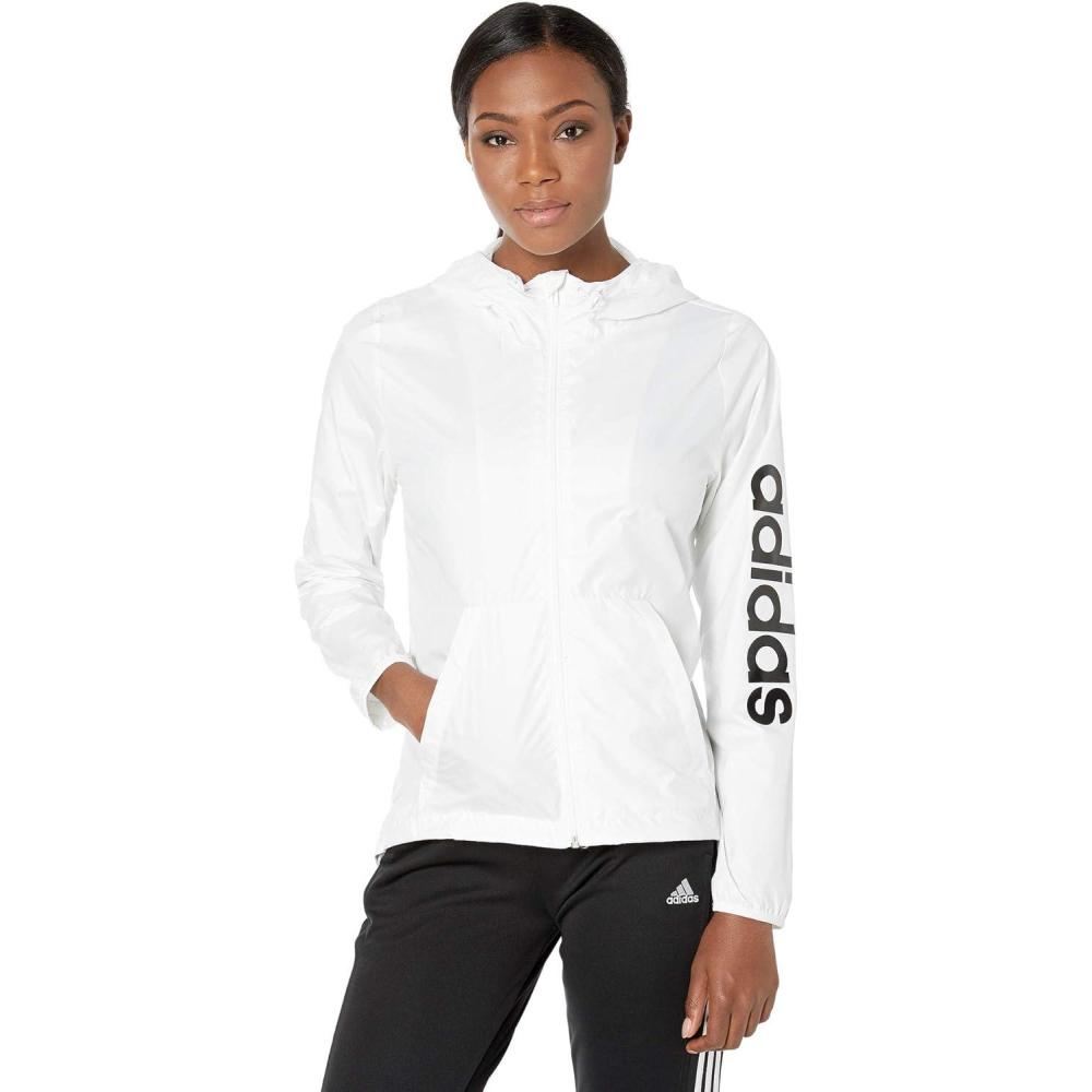 imageadidas Womens Essentials Linear WindbreakerWhite