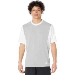 Adidas Mens Well Being Tee(Solid Grey/White)