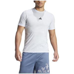 adidas Men’s Designed For Training Workout T-Shirt(Halo Blue/Black)