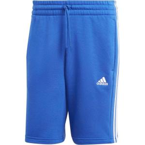 adidas Men’s Essentials Fleece 3-Stripes Shorts(Semi Lucid Blue)