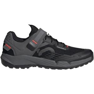 adidas Men’s Five Ten Trailcross Clip-in Mountain Bike Shoes(Core Black/Grey Three/Red)