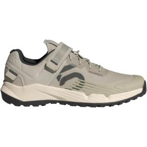 adidas Men’s Five Ten Trailcross Clip-in Mountain Bike Shoes(Putty Grey/Carbon/Wonder White)