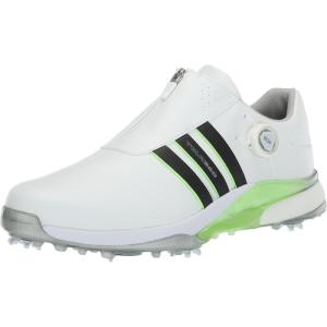 adidas Men’s Tour360 Xt-sl Tex Golf Shoe(Footwear White/Core Black/Green Spark)