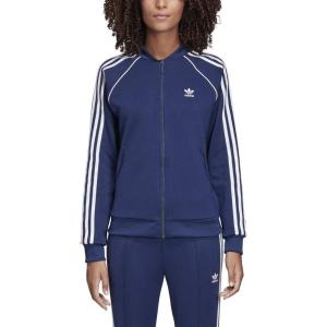 adidas Originals Women’s Superstar Track Top(Dark Blue)