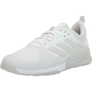 adidas Unisex-Adult Dropset 2(White/Grey/Grey)