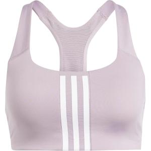 adidas Women’s Training Medium Support Better 3-Stripes Bra(Preloved Fig)