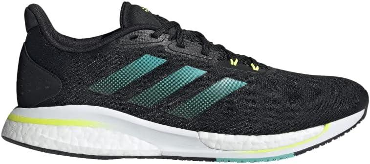 imageadidas Mens Supernova ShoeBlackMint RushSolar Yellow