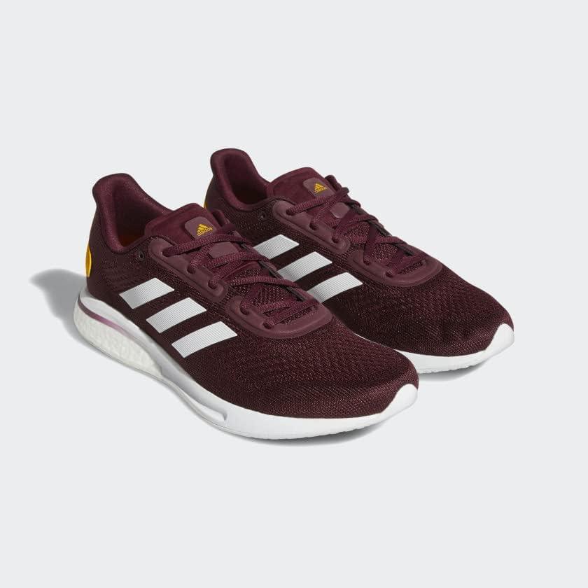 imageadidas Mens Supernova ShoeMaroonWhiteYellow