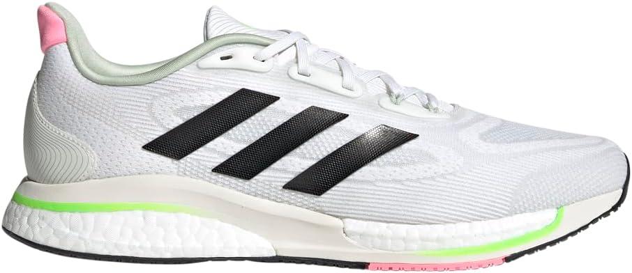 imageadidas Mens Supernova ShoeWhiteBlackSolar Green