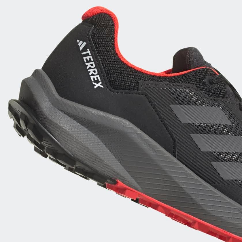 imageadidas Mens Terrex Trailrider Gore Tex Trail Running ShoesTrail Running ShoeBlackGreySolar Red