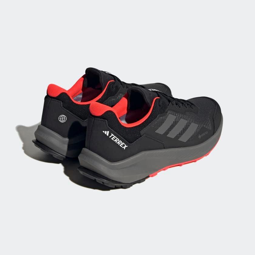 imageadidas Mens Terrex Trailrider Gore Tex Trail Running ShoesTrail Running ShoeBlackGreySolar Red