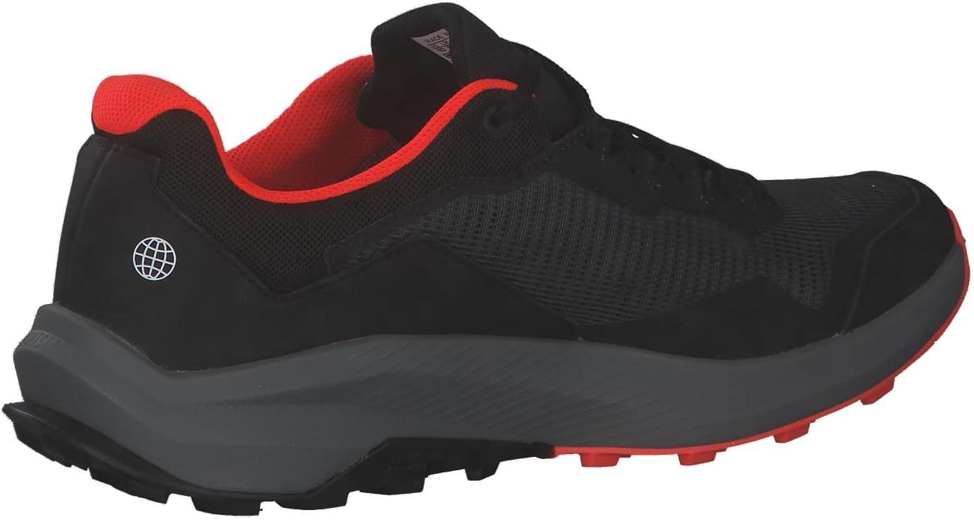 imageadidas Mens Terrex Trailrider Gore Tex Trail Running ShoesTrail Running ShoeCore BlackGray forSolar Red Hq1233