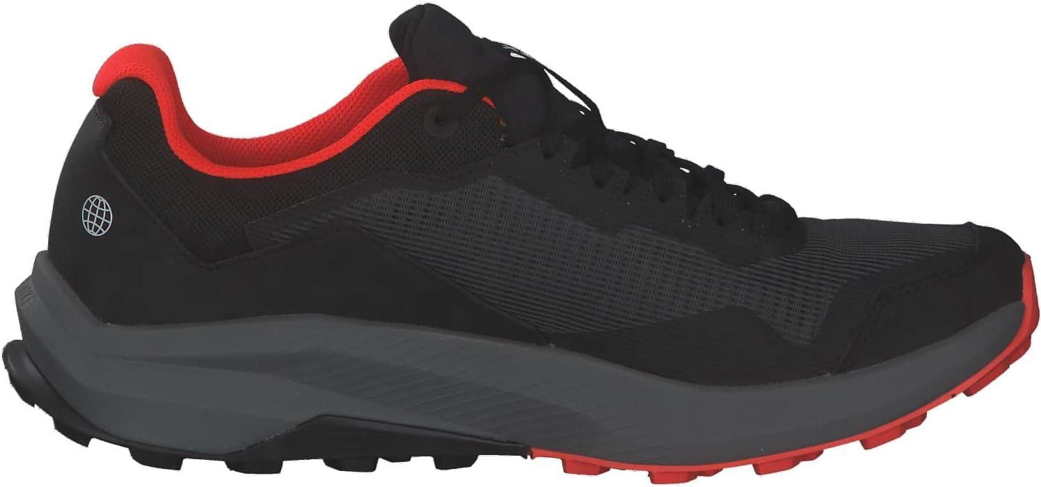 imageadidas Mens Terrex Trailrider Gore Tex Trail Running ShoesTrail Running ShoeCore BlackGray forSolar Red Hq1233