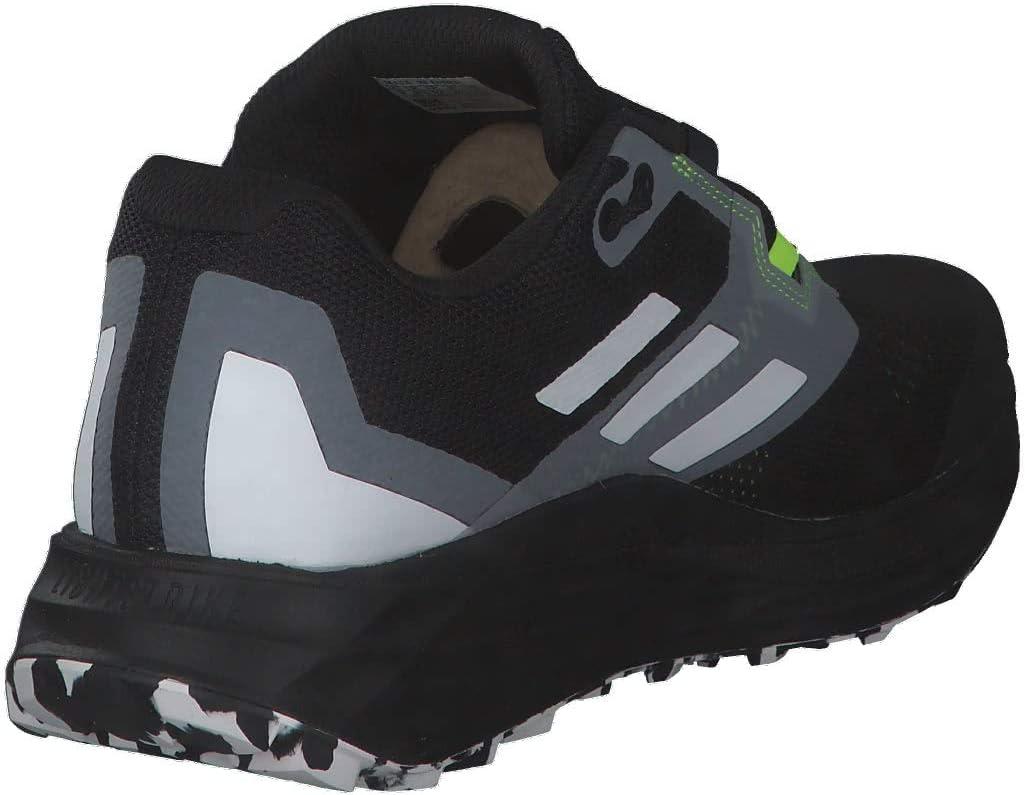 imageadidas Mens Terrex Two Flow Trail Running ShoeCblack Crywht Syello