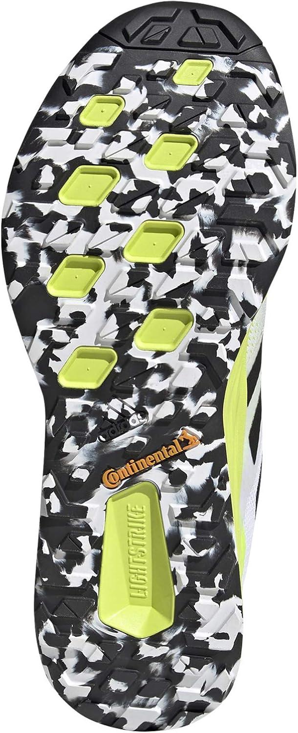imageadidas Mens Terrex Two Flow Trail Running ShoeCloud WhiteCore BlackSolar Yellow