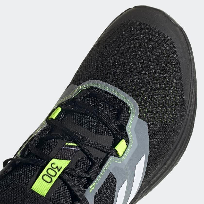 imageadidas Mens Terrex Two Flow Trail Running ShoeCore BlackCrystal WhiteSolar Yellow