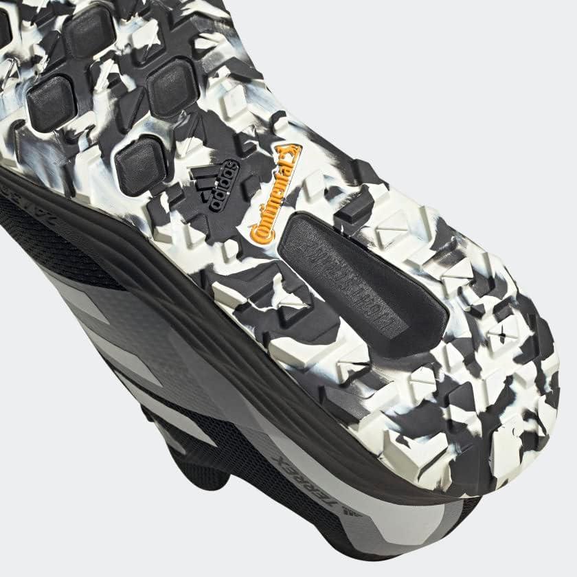 imageadidas Mens Terrex Two Flow Trail Running ShoeCore BlackCrystal WhiteSolar Yellow