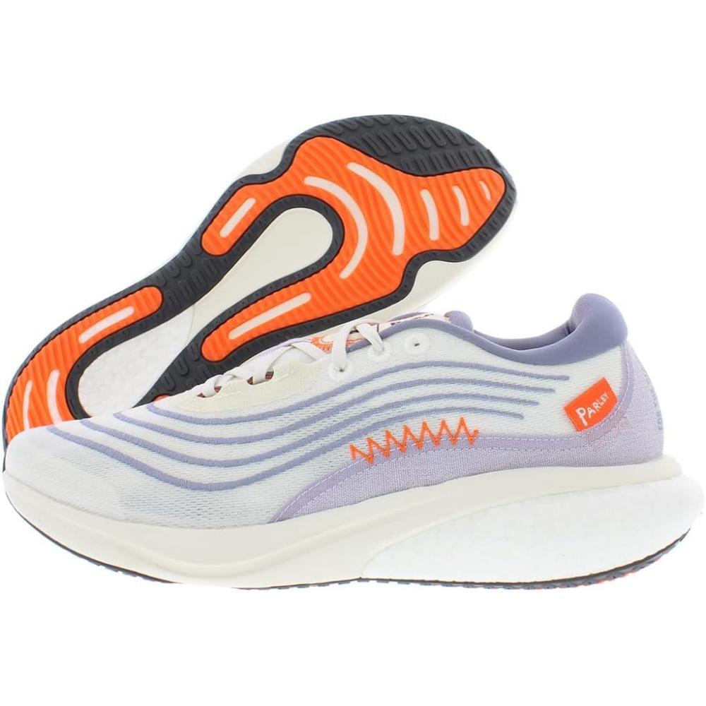 imageadidas Mens Supernova 2 X Parley ShoesNon DyedSilver VioletImpact Orange