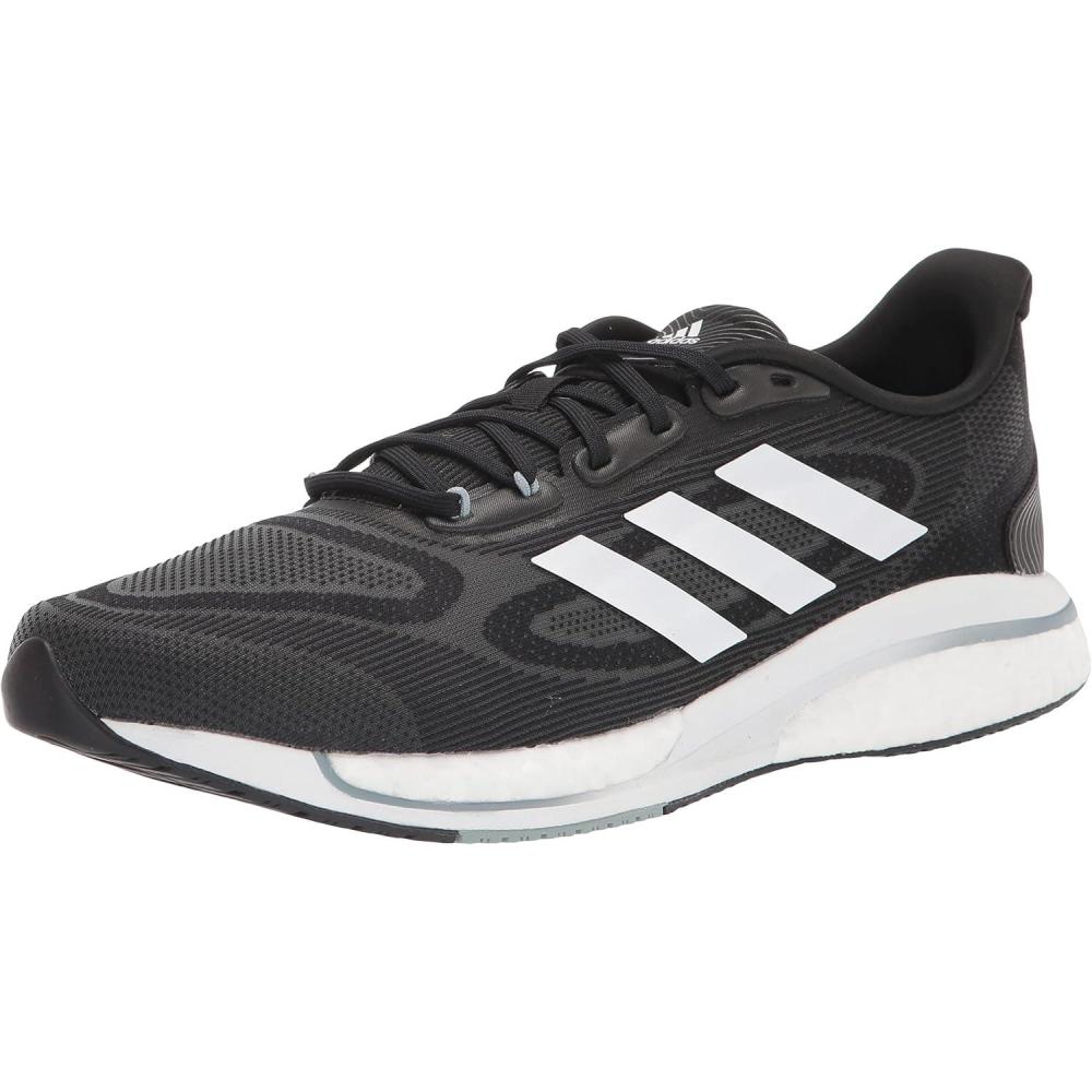imageadidas Mens Supernova ShoeCore BlackWhiteMagic Grey