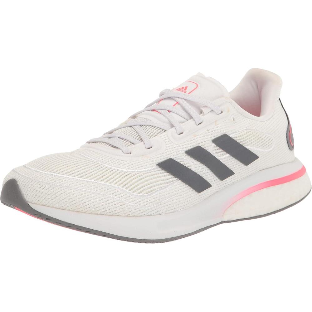 imageadidas Mens Supernova ShoeFootwear WhiteGrey FiveSignal Pink