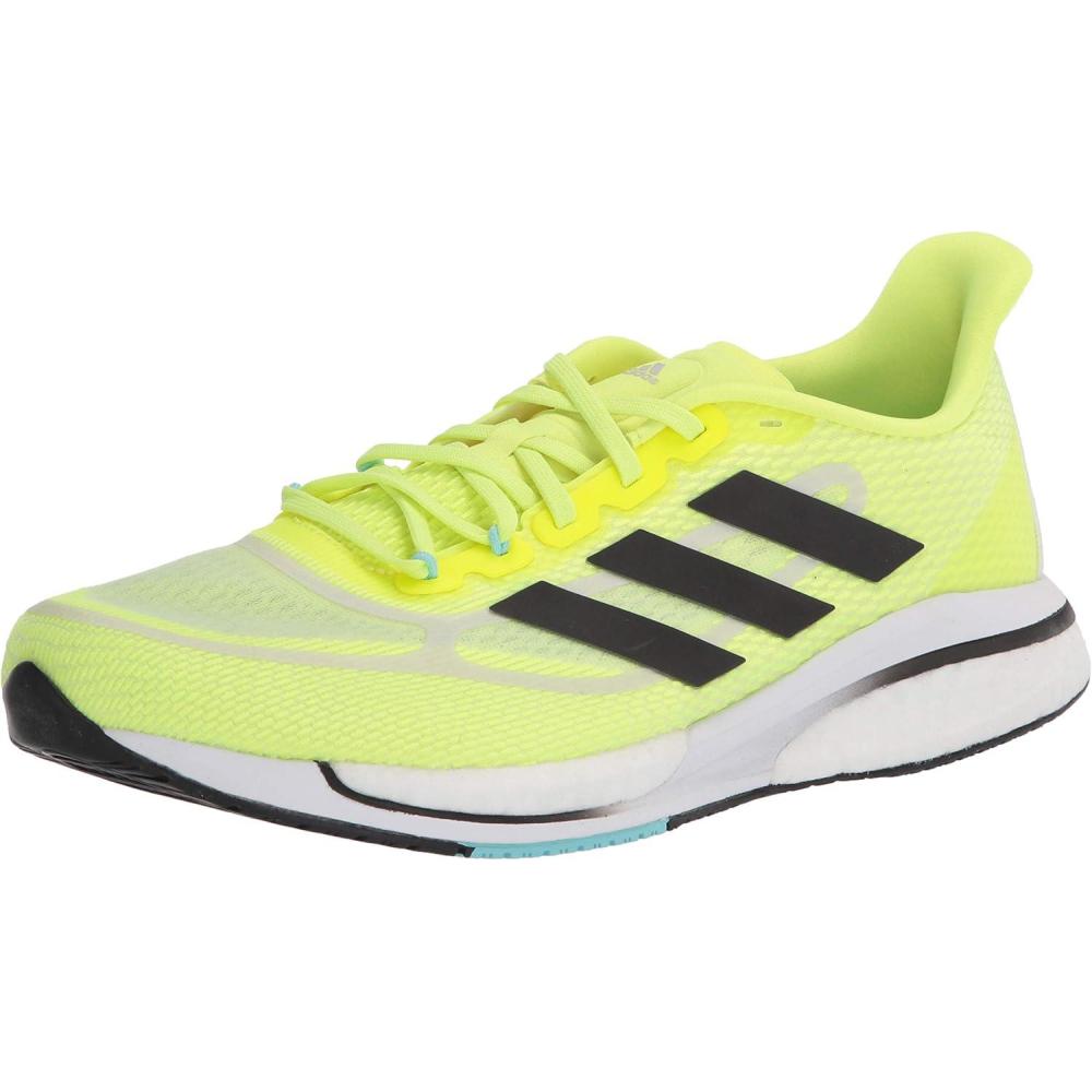 imageadidas Mens Supernova ShoeSolar YellowBlackAqua