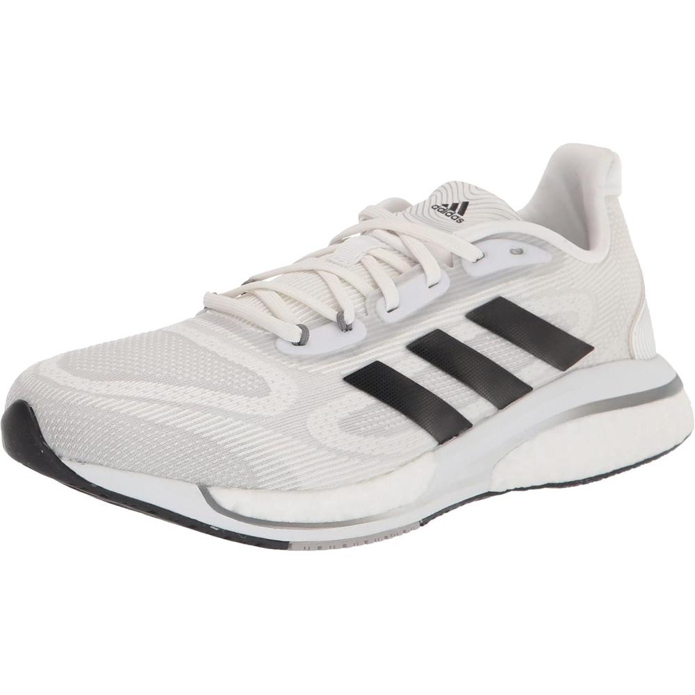 imageadidas Mens Supernova ShoeWhiteCore BlackGrey Three