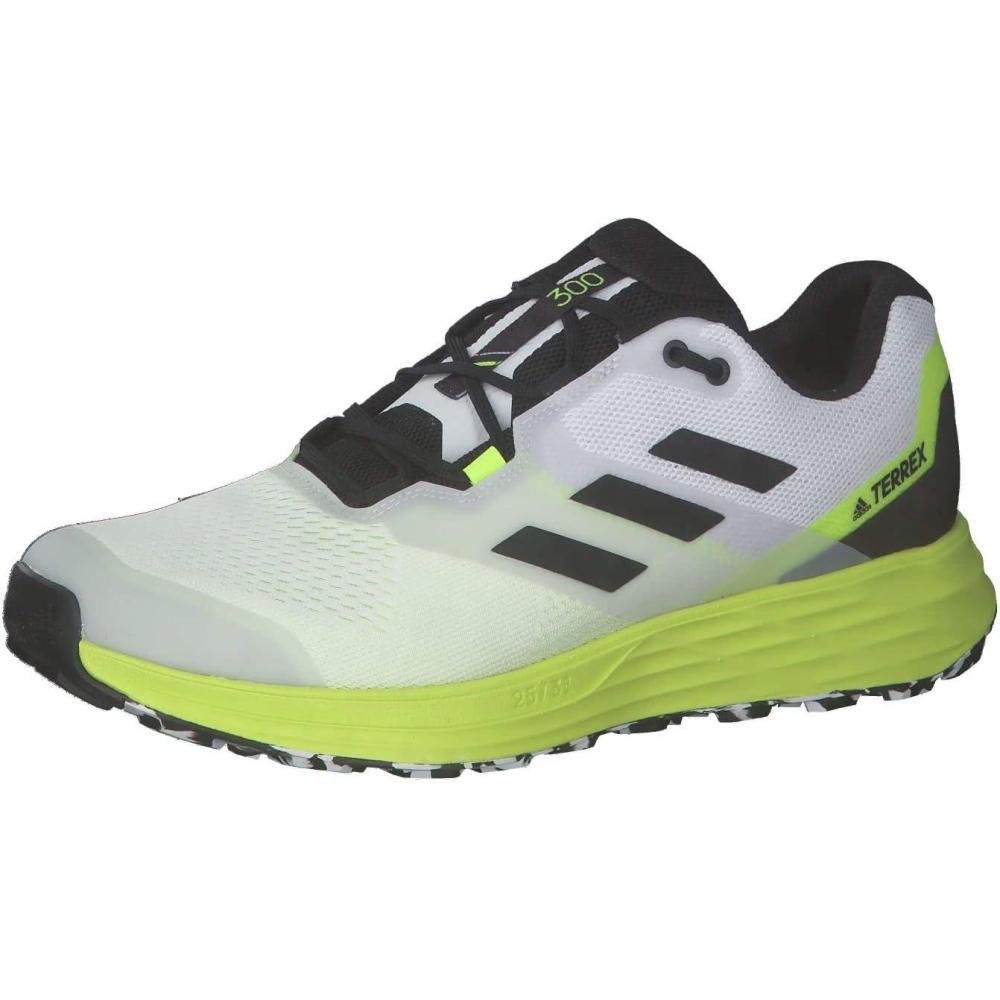 imageadidas Mens Terrex Two Flow Trail Running ShoeFtwbla Negbs Amasol
