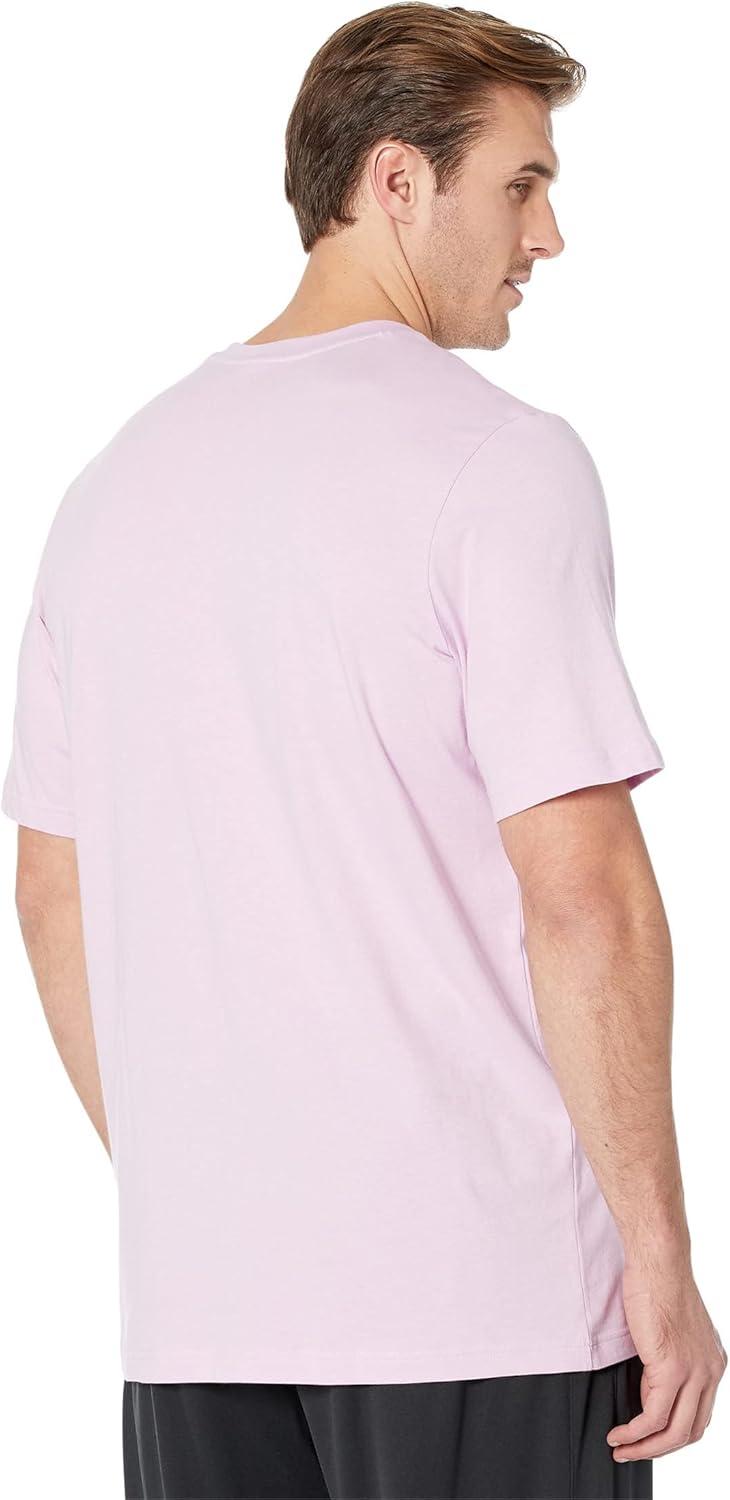 imageadidas Mens Basic Badge Of Sport TShirtBliss LilacBlack