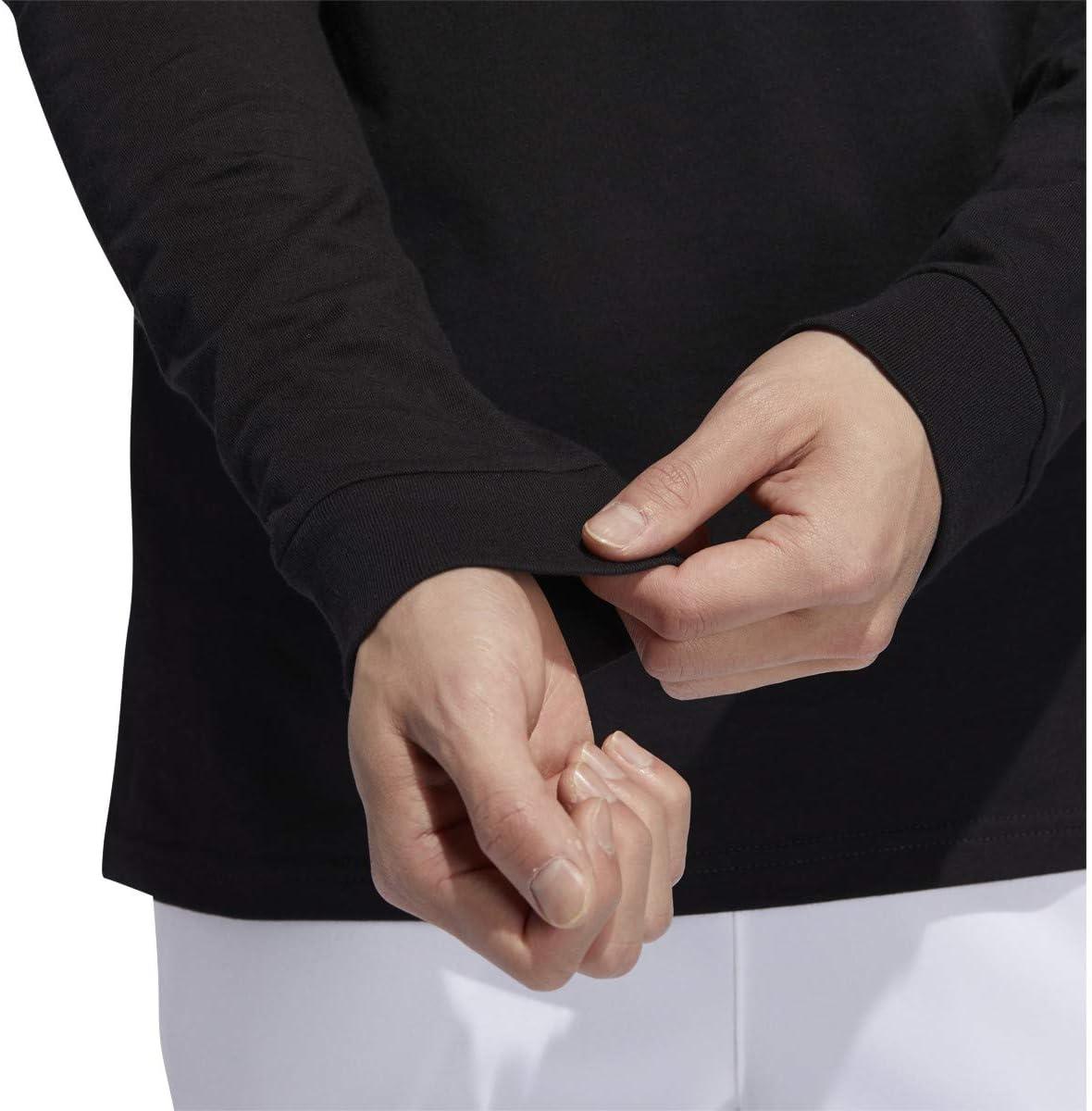 imageadidas Mens Basic Badge of Sport Long Sleeve TeeBlack