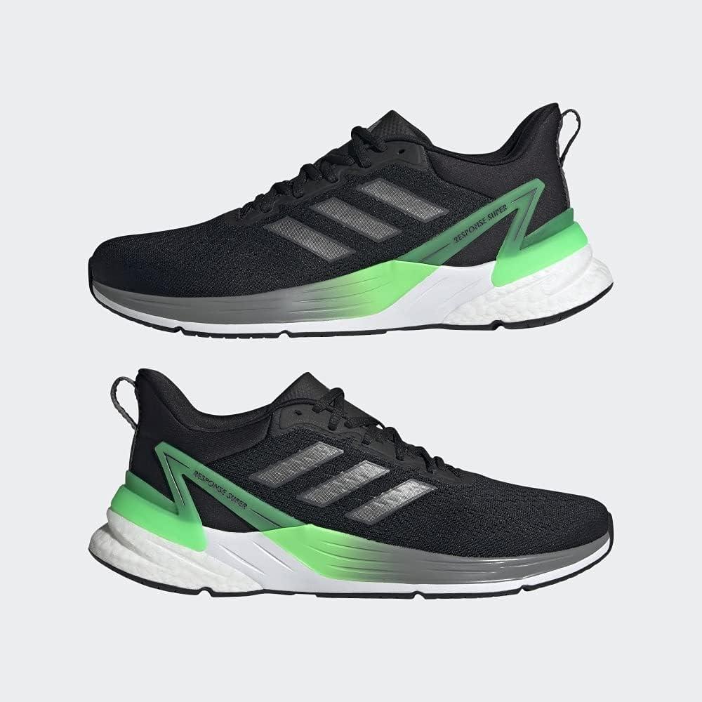 imageadidas Mens Response Super 20 Trail Running ShoeBlackIron MetallicGrey