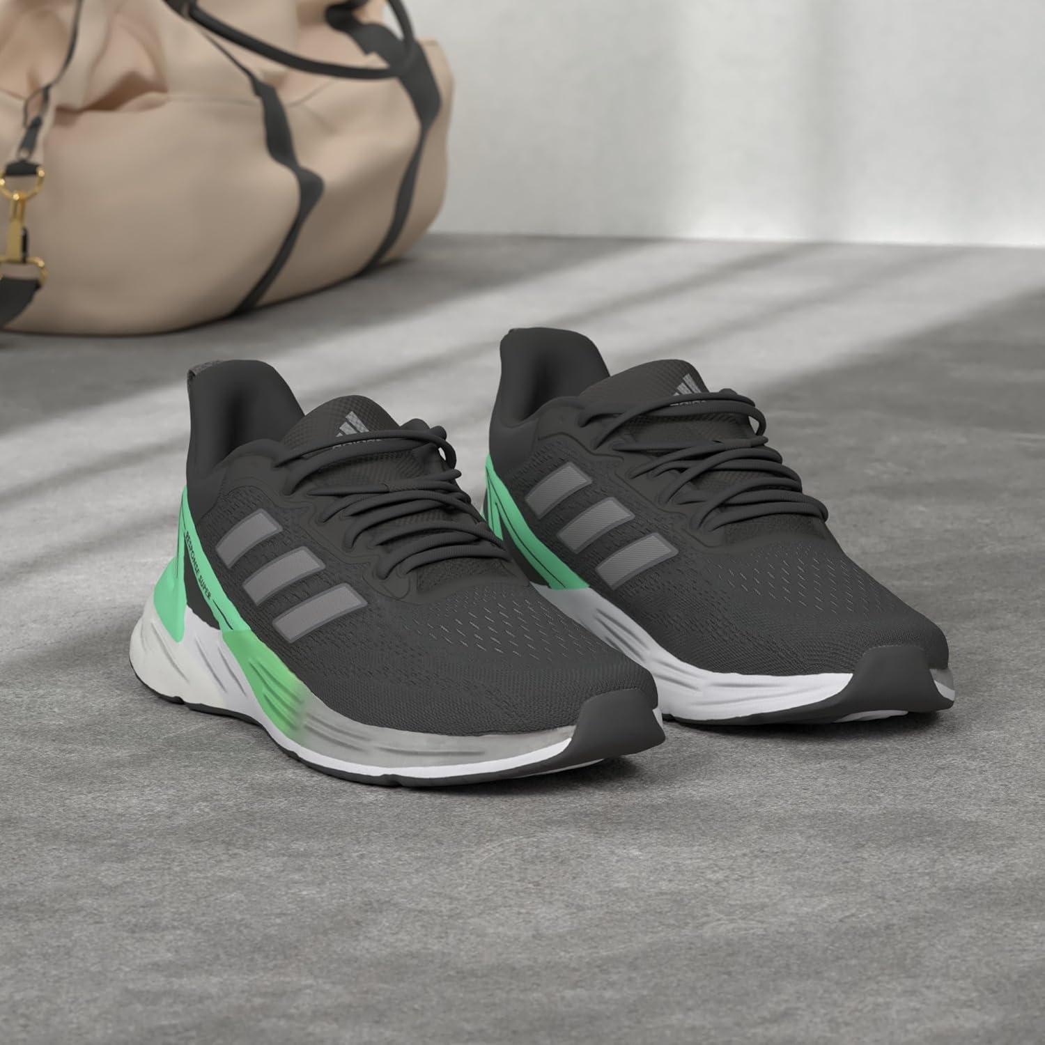 imageadidas Mens Response Super 20 Trail Running ShoeBlackIron MetallicGrey