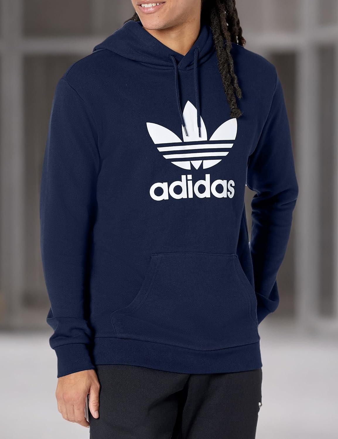 imageadidas Originals mens Graphics Trefoil Series HoodieNight Indigo 2022