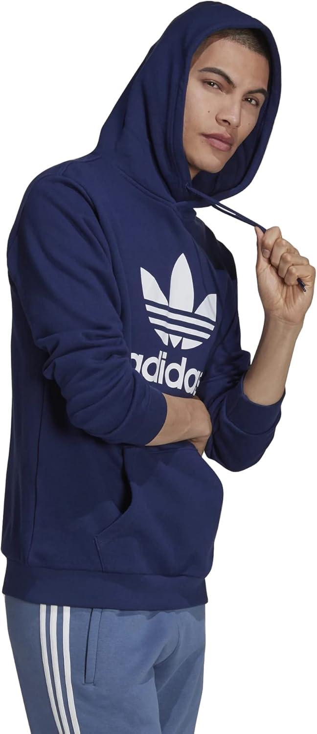 imageadidas Originals mens Graphics Trefoil Series HoodieNight Indigo Legacy