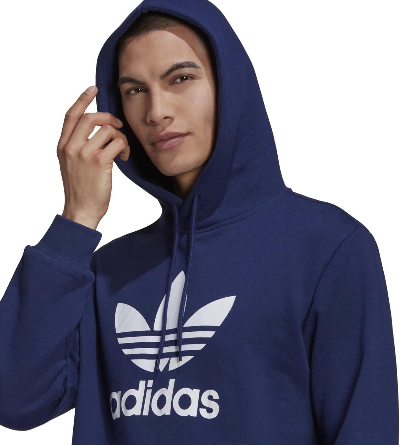 imageadidas Originals mens Graphics Trefoil Series HoodieNight Indigo Legacy
