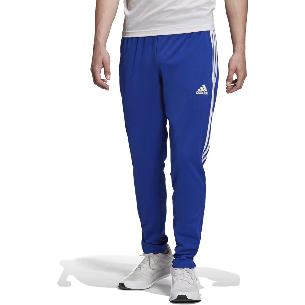 imageadidas Mens Aeroready Sereno Slim TaperedCut 3Stripes Track PantsTeam Royal Blue