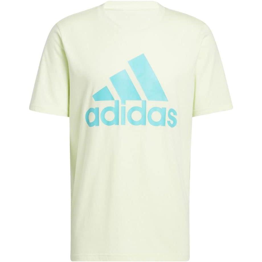 imageadidas Mens Basic Badge Of Sport TShirtAlmost LimeSemi Mint Rush