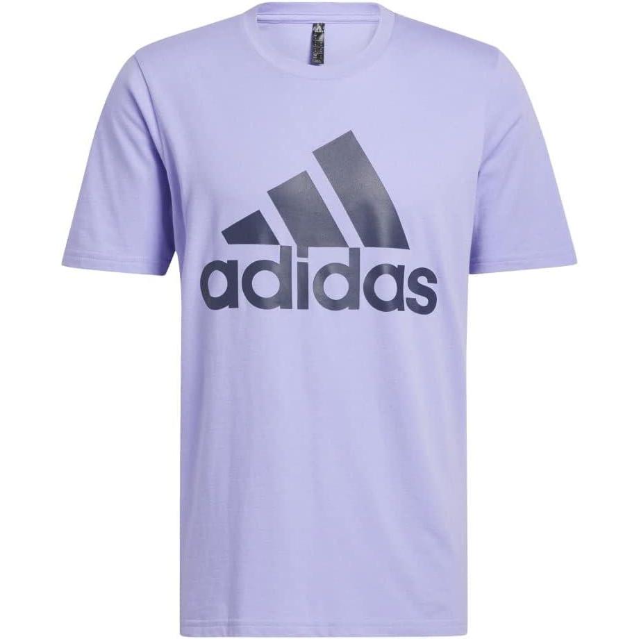 imageadidas Mens Basic Badge Of Sport TShirtLight PurpleShadow Navy