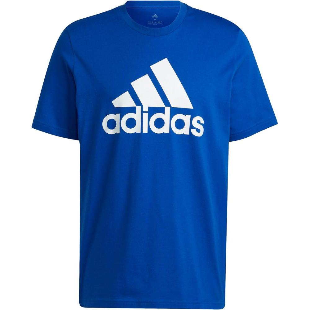 imageadidas Mens Basic Badge Of Sport TShirtTeam Royal BlueWhite