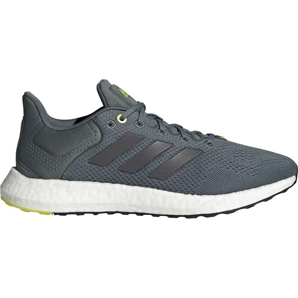 imageadidas Mens Pureboost 21 Trail Running Shoe 36 EUBlue OxideNight MetallicHalo Silver
