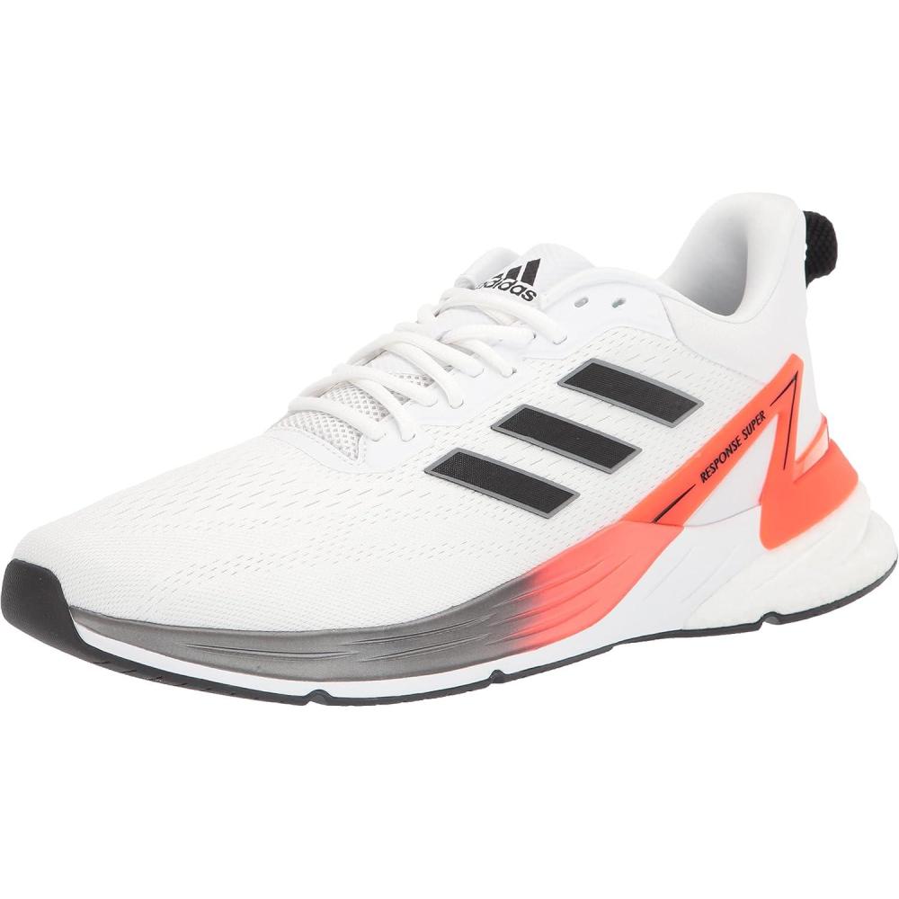 imageadidas Mens Response Super 20 Trail Running ShoeWhiteBlackSolar Red