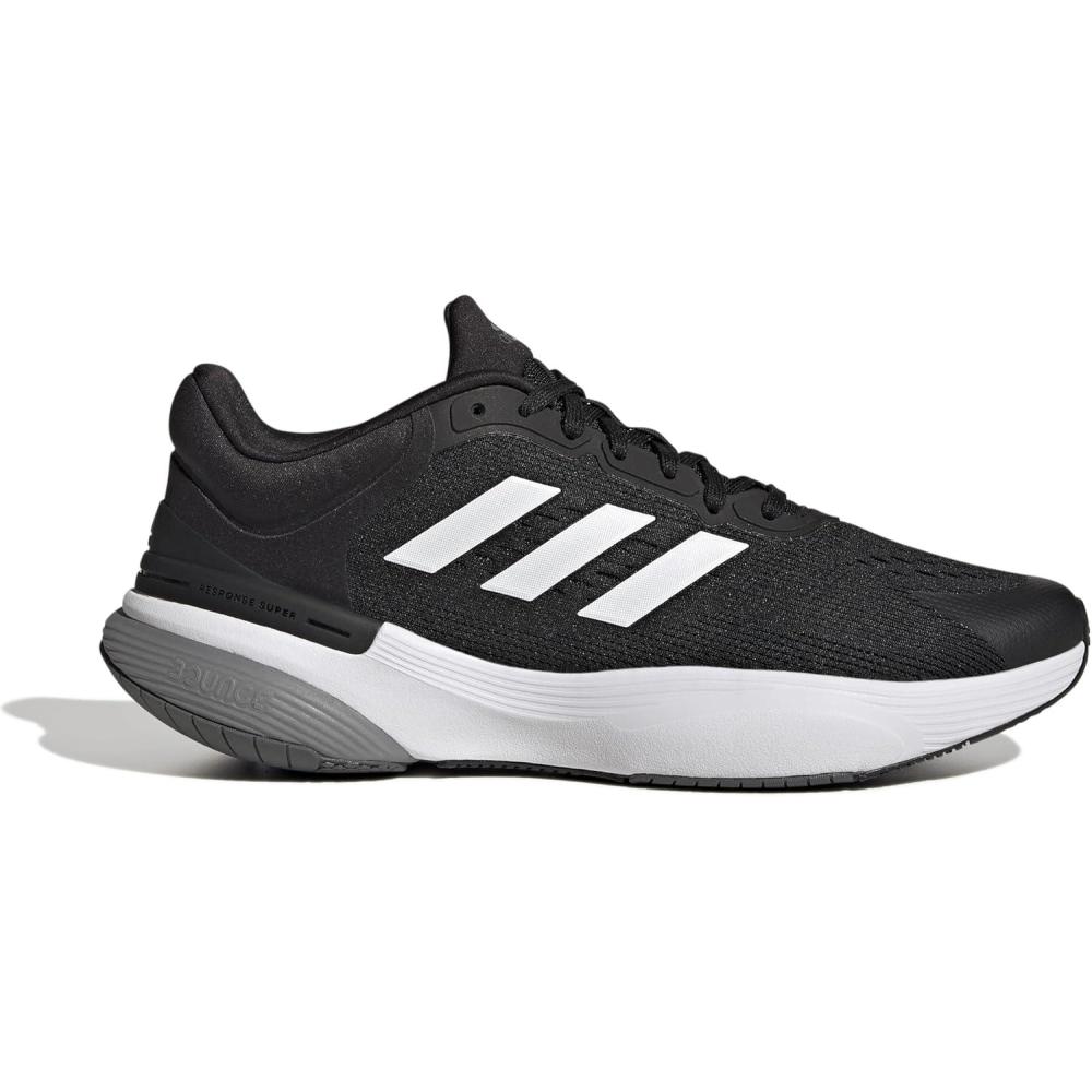 imageadidas Mens Response Super 30Running ShoeCblackCblackFtwwht