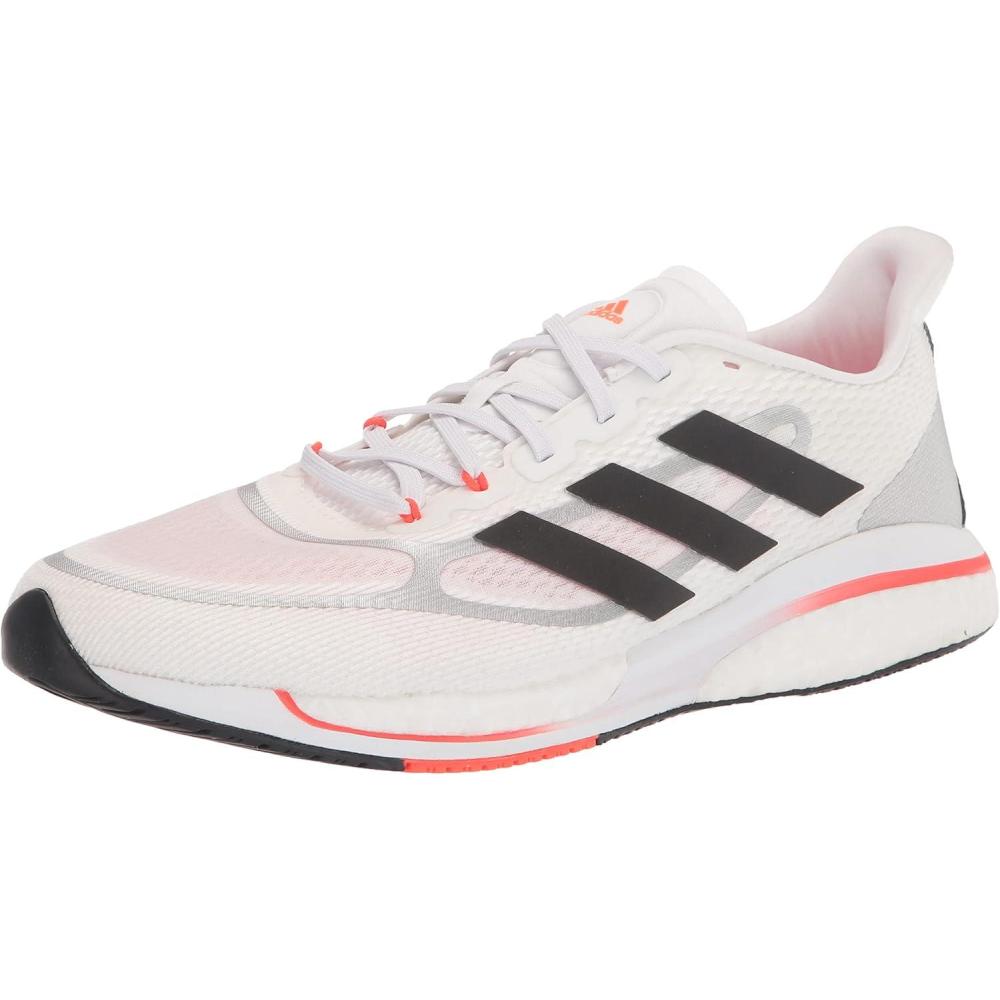imageadidas Mens Supernova  Running ShoeGreyBlackFlash Orange