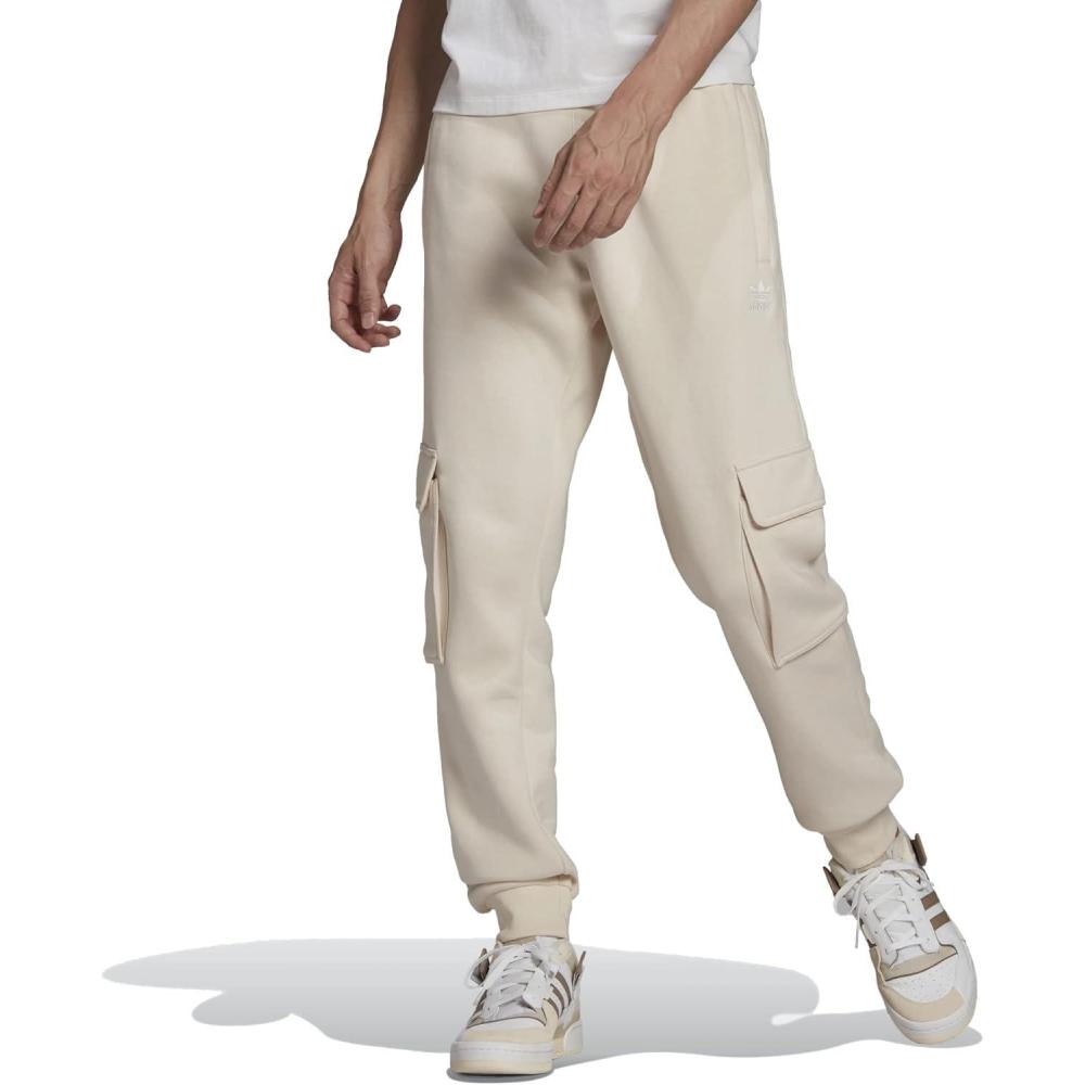 imageadidas Originals Mens Adicolor Essentials Trefoil Cargo PantsWonder White