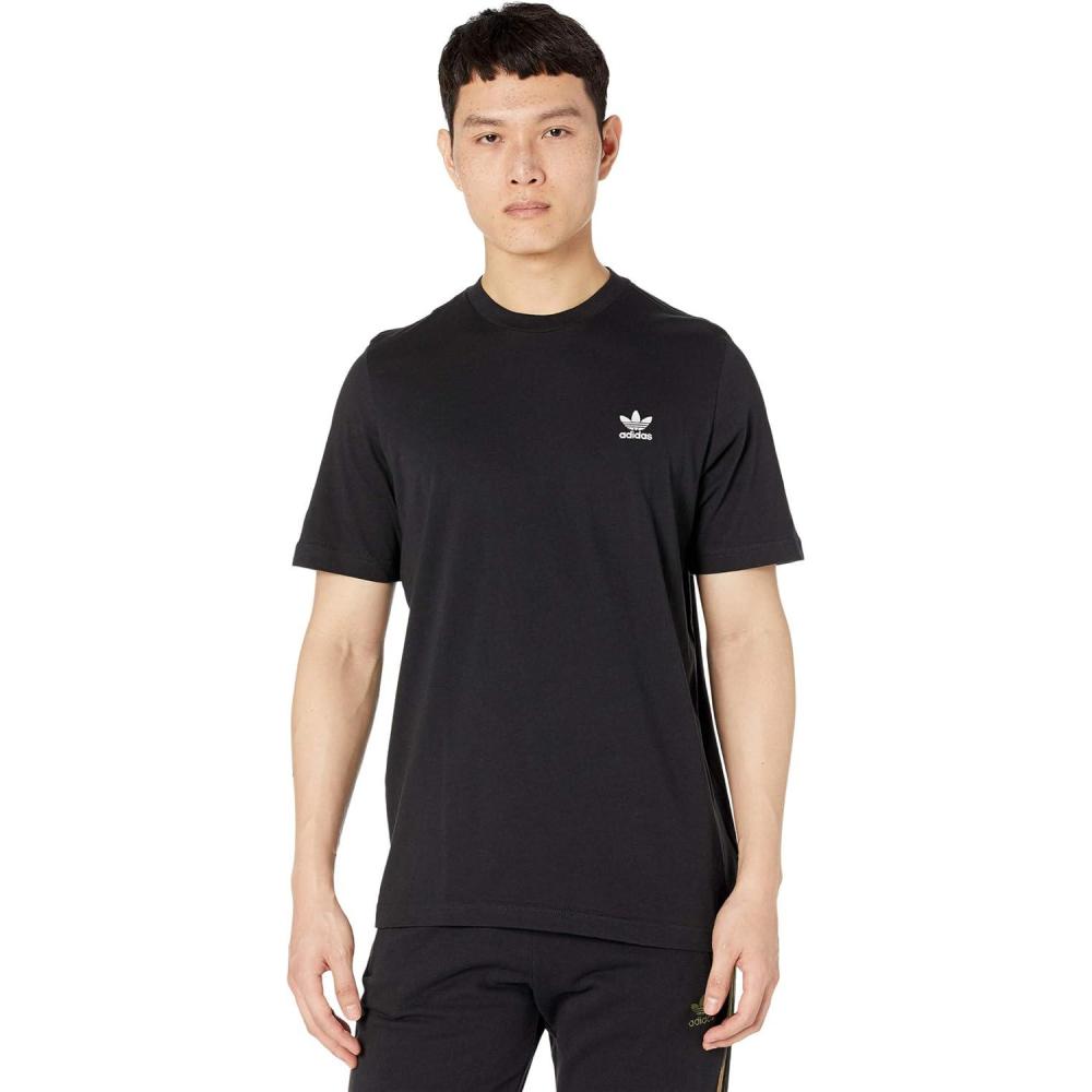imageadidas Originals Mens Loungewear Adicolor Essentials Trefoil TeeBlack
