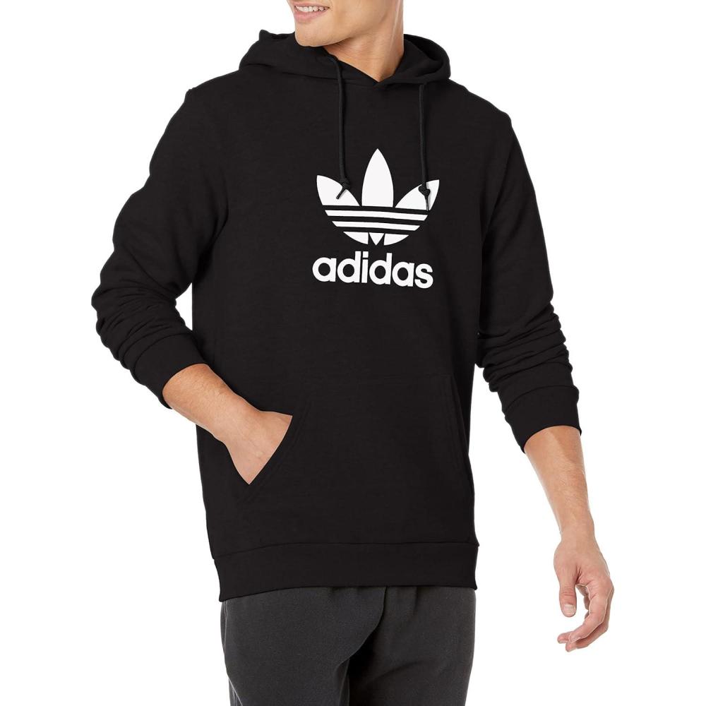 imageadidas Originals mens Graphics Trefoil Series HoodieBlack