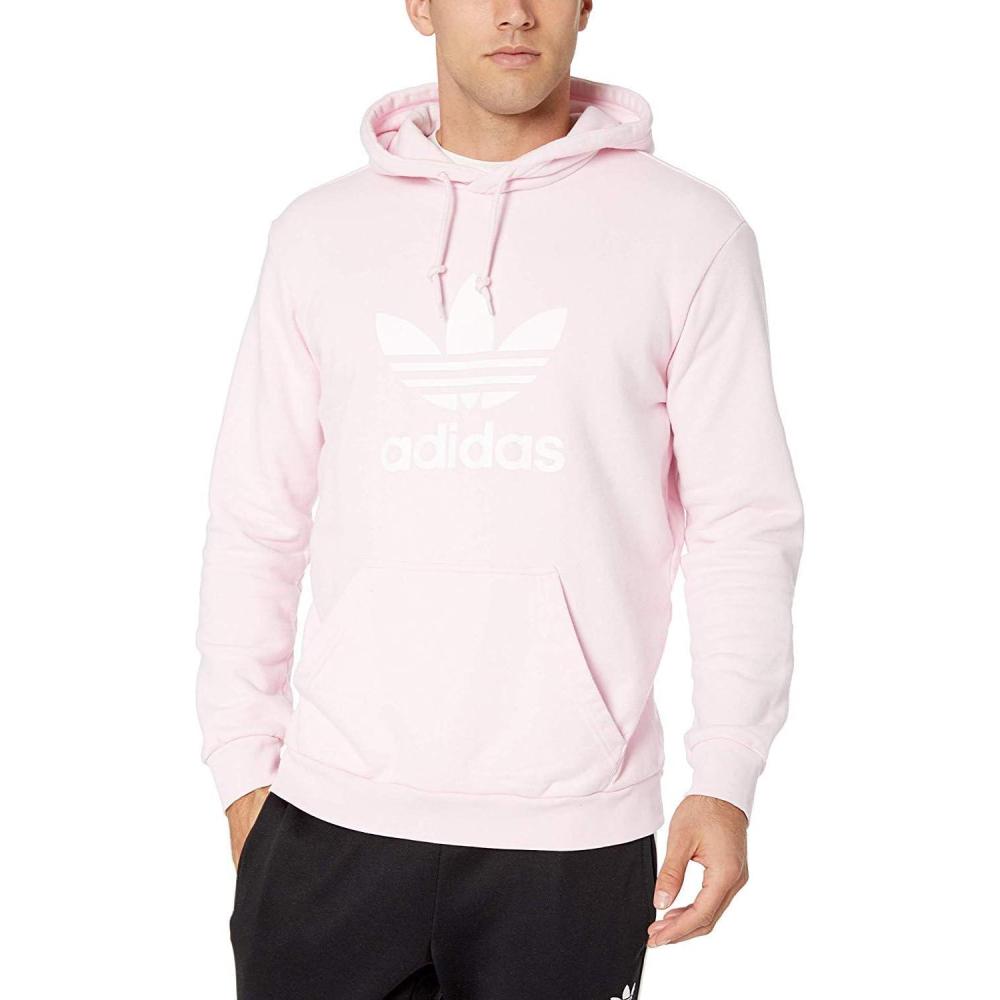 imageadidas Originals mens Graphics Trefoil Series HoodieClear Pink