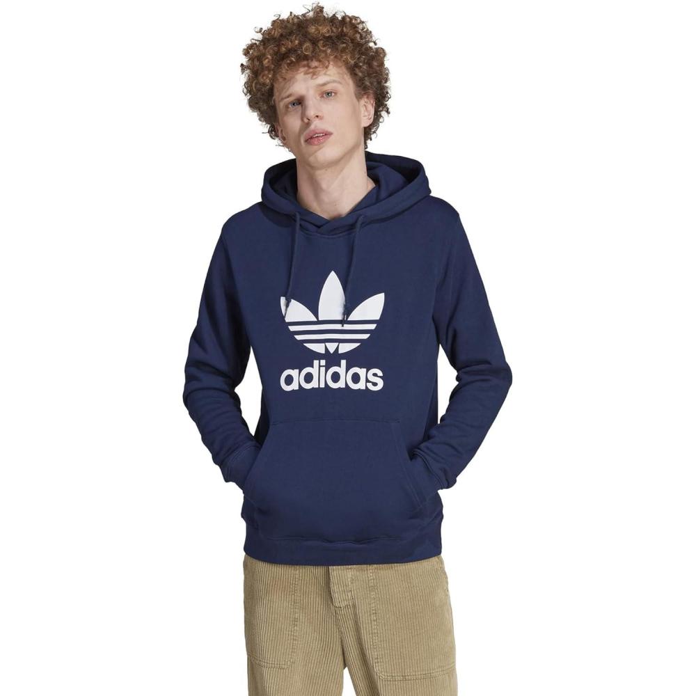 imageadidas Originals mens Graphics Trefoil Series HoodieNight Indigo