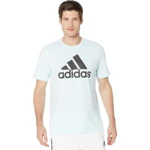 adidas Men’s Basic Badge Of Sport T-Shirt(Almost Blue/Black)