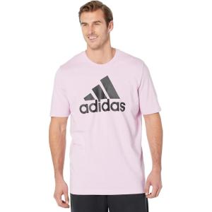 adidas Men’s Basic Badge Of Sport T-Shirt(Bliss Lilac/Black)