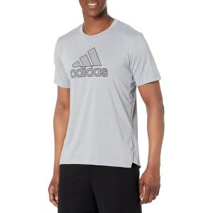 adidas Men’s Basic Badge Of Sport T-Shirt(Halo Silver (Primeblue))